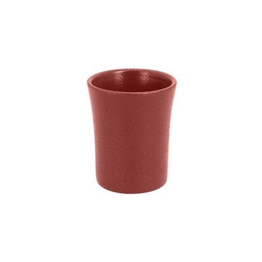 Neofusion šálek bez ucha tmavě červený 90 ml