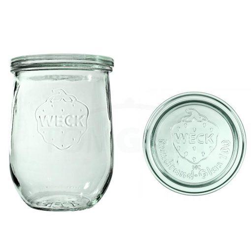 Zavařovací sklenice WECK Tulip 1062 ml s víčkem 6 ks