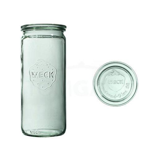 Zavařovací sklenice WECK Cylindric 1040 ml s víčkem 6 ks